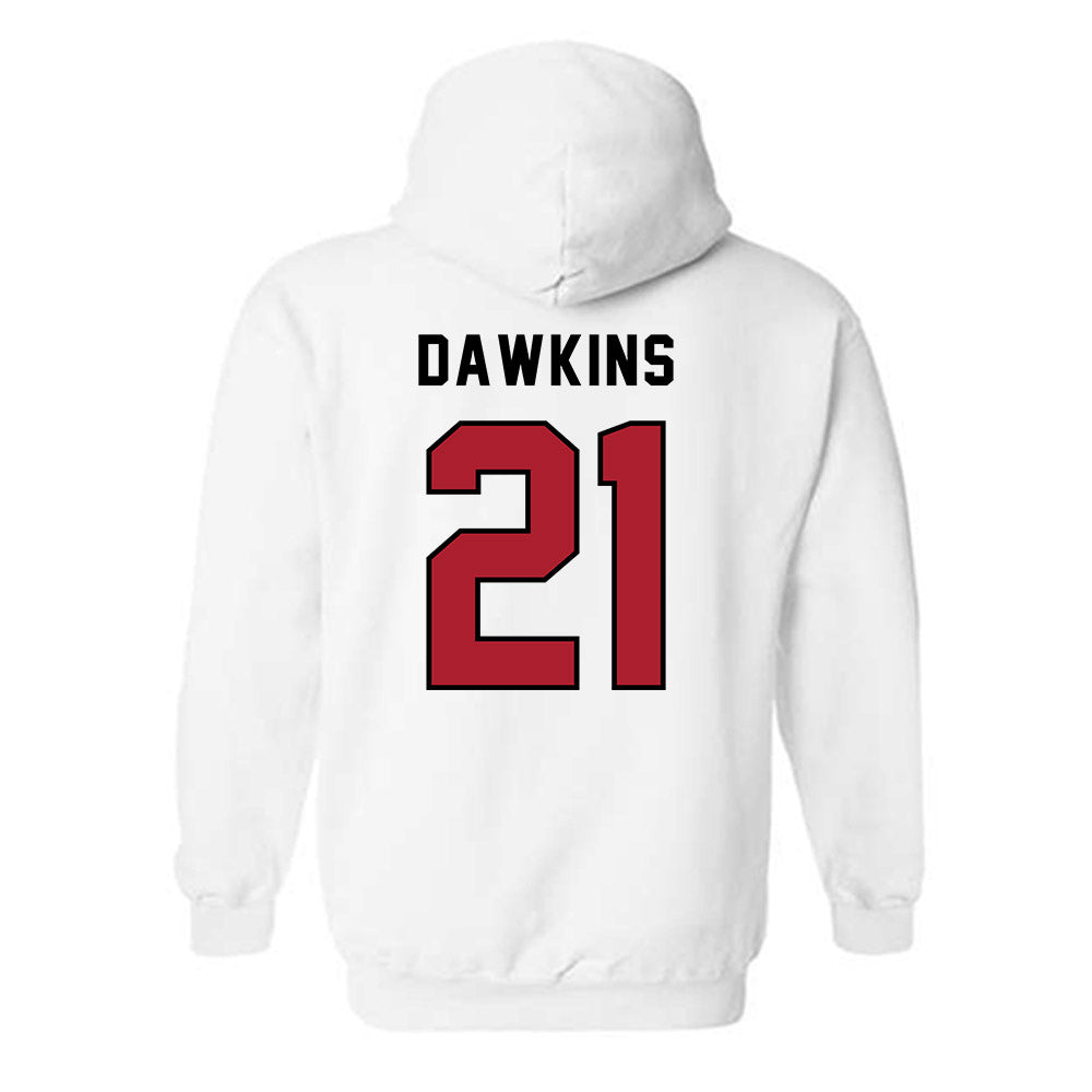 Barry - NCAA Softball : Mariah Dawkins - Classic Shersey Hooded Sweatshirt-1
