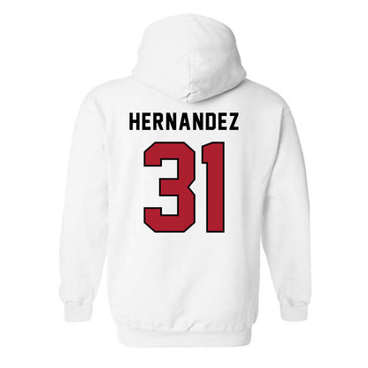 Barry - NCAA Women's Soccer : Marlen Hernandez - Classic Shersey Hooded Sweatshirt-1