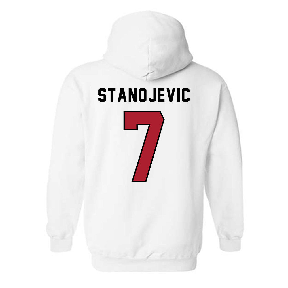 Barry - NCAA Men's Soccer : Zeljko Stanojevic - Classic Shersey Hooded Sweatshirt-1