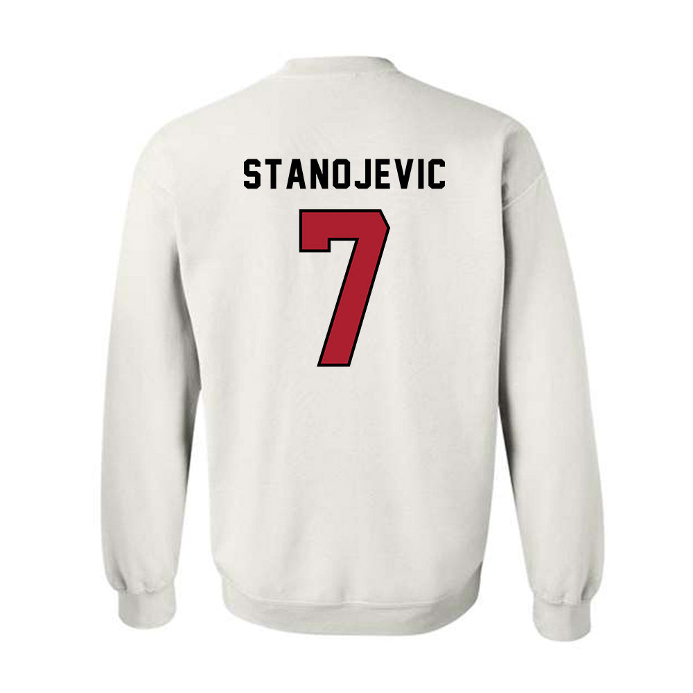 Barry - NCAA Men's Soccer : Zeljko Stanojevic - Classic Shersey Crewneck Sweatshirt-1