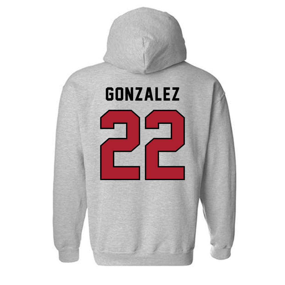 Barry - NCAA Men's Volleyball : Julian Gonzalez - Classic Shersey Hooded Sweatshirt-1