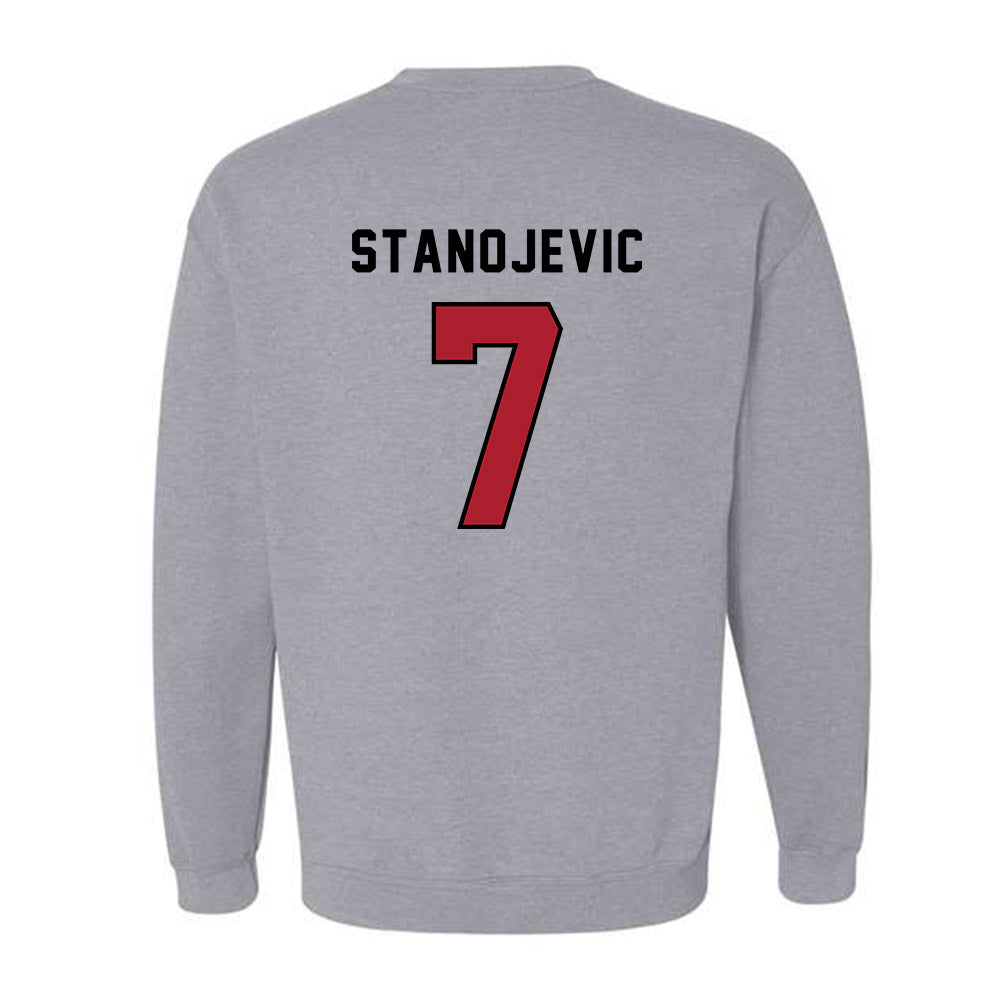 Barry - NCAA Men's Soccer : Zeljko Stanojevic - Classic Shersey Crewneck Sweatshirt-1