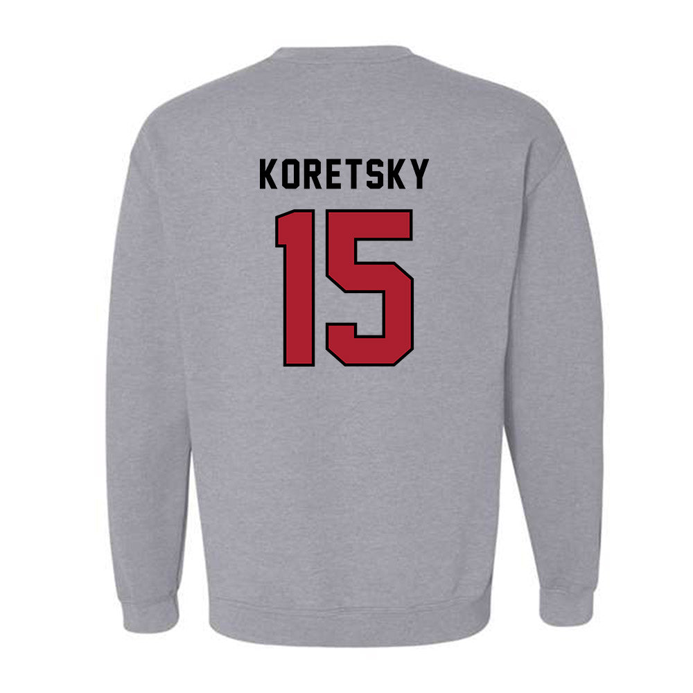 Barry - NCAA Men's Basketball : Chase Koretsky - Classic Shersey Crewneck Sweatshirt-1