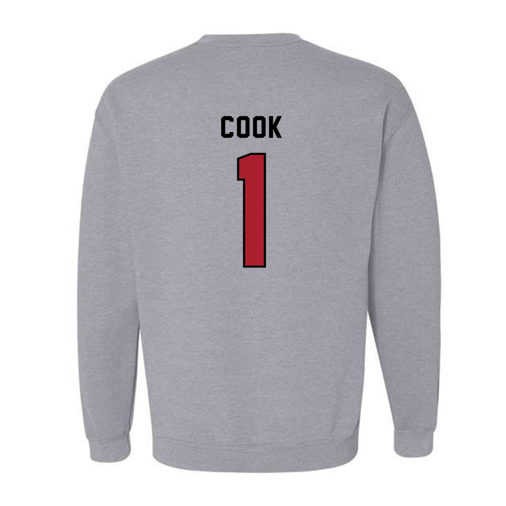 Barry - NCAA Women's Basketball : Jamir Cook - Classic Shersey Crewneck Sweatshirt-1
