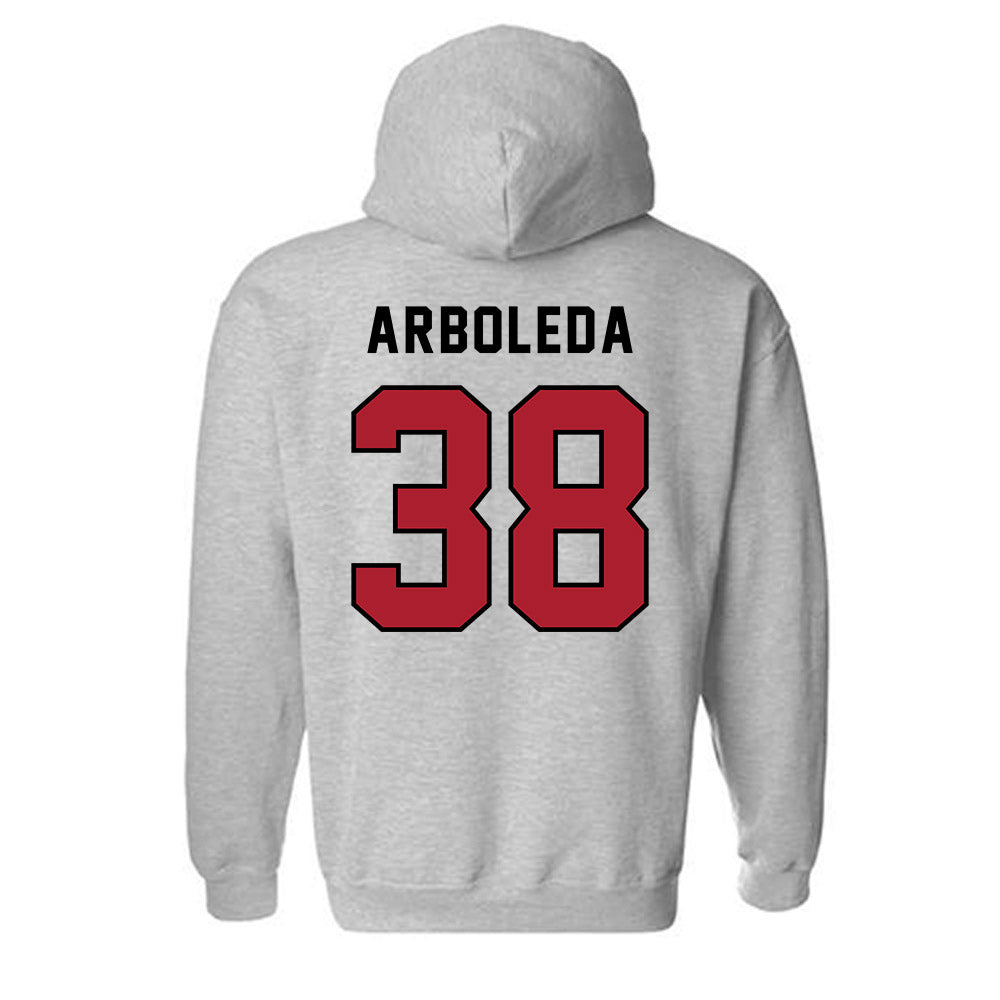 Barry - NCAA Men's Soccer : Madden Arboleda - Classic Shersey Hooded Sweatshirt-1