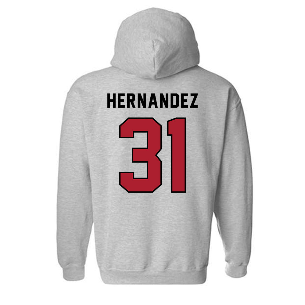 Barry - NCAA Women's Soccer : Marlen Hernandez - Classic Shersey Hooded Sweatshirt-1