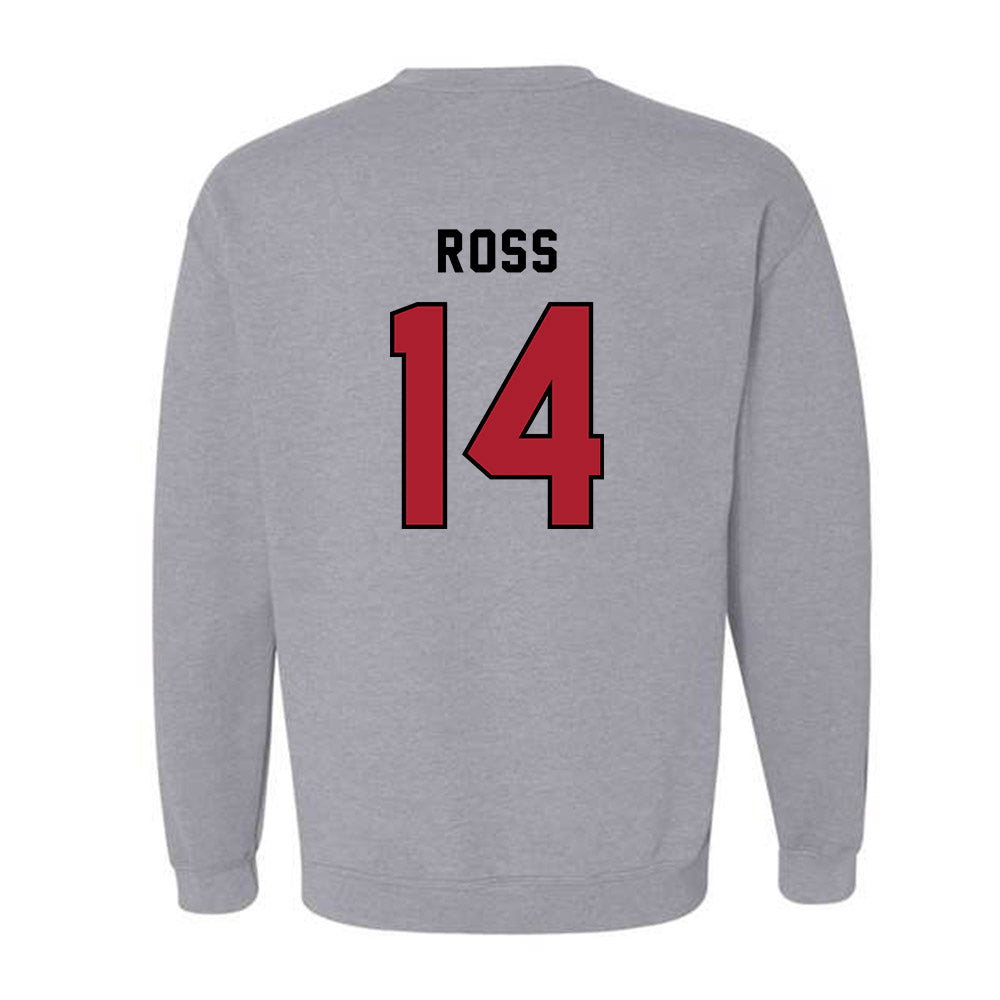 Barry - NCAA Beach Volleyball : Ava Ross - Classic Shersey Crewneck Sweatshirt-1
