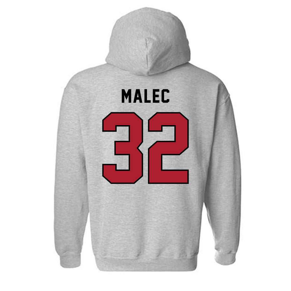 Barry - NCAA Men's Soccer : Agustin Malec - Classic Shersey Hooded Sweatshirt-1