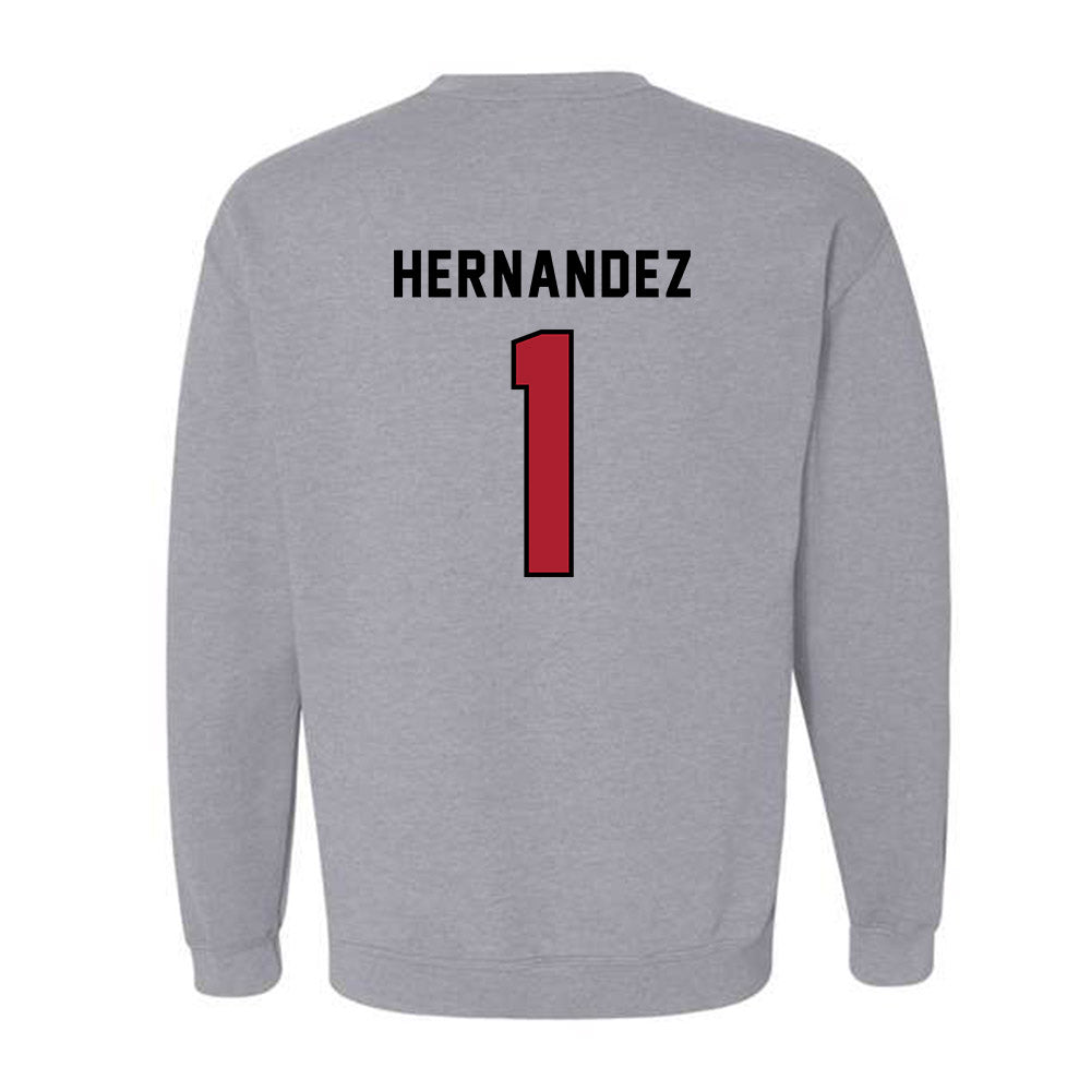 Barry - NCAA Women's Soccer : Marlen Hernandez - Classic Shersey Crewneck Sweatshirt-1