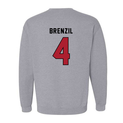 Barry - NCAA Women's Basketball : Isabella Brenzil - Classic Shersey Crewneck Sweatshirt-1