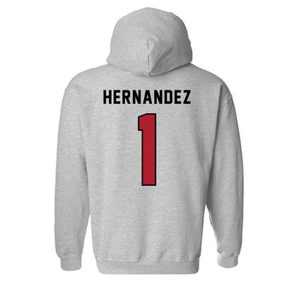 Barry - NCAA Women's Soccer : Marlen Hernandez - Classic Shersey Hooded Sweatshirt-1