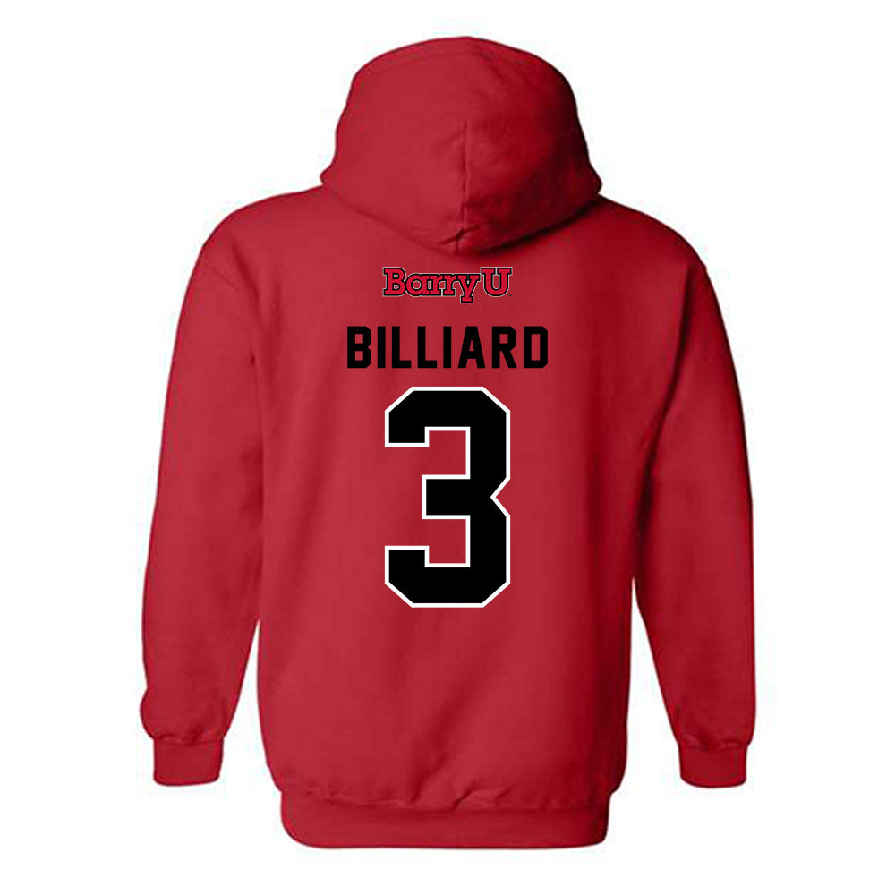 Barry - NCAA Softball : Vivian Billiard - Classic Shersey Hooded Sweatshirt-1