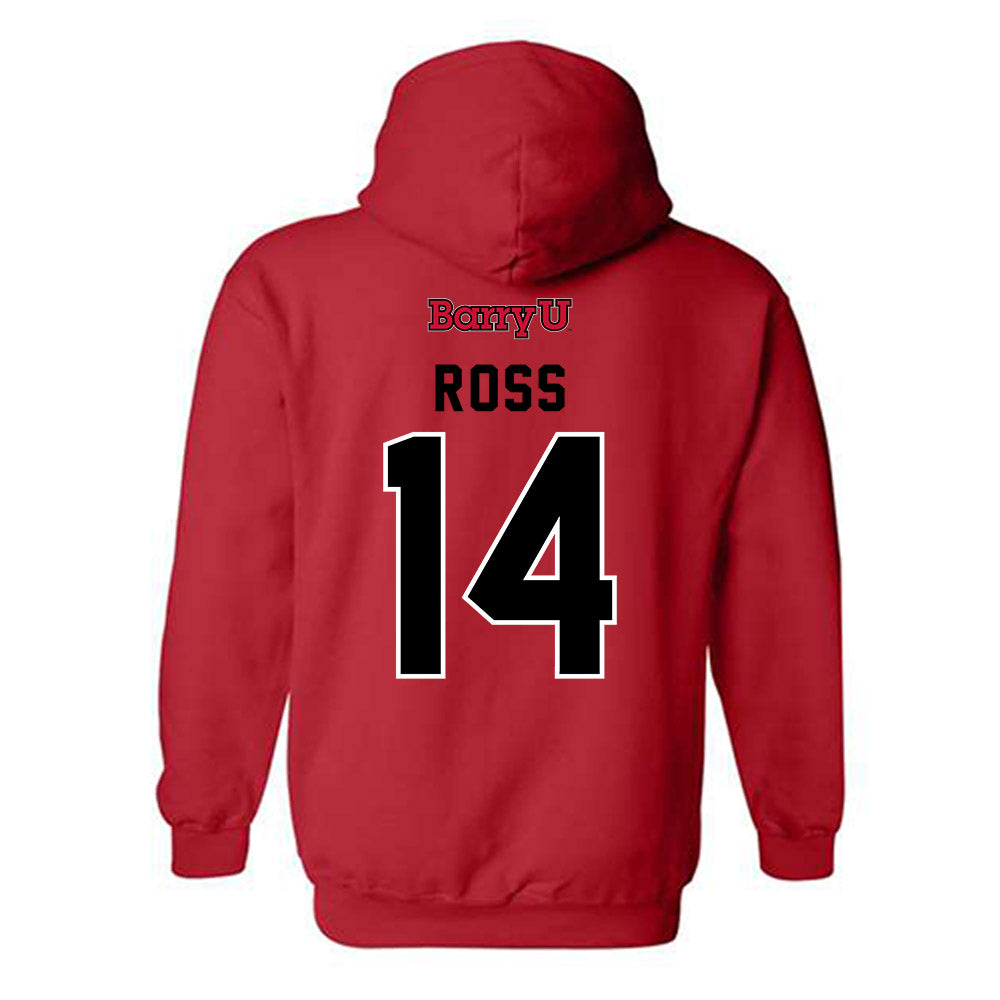 Barry - NCAA Beach Volleyball : Ava Ross - Classic Shersey Hooded Sweatshirt-1