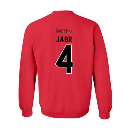 Barry - NCAA Men's Volleyball : Zachary Jabr - Classic Shersey Crewneck Sweatshirt-1
