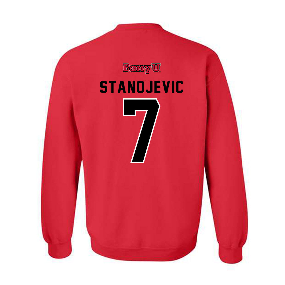 Barry - NCAA Men's Soccer : Zeljko Stanojevic - Classic Shersey Crewneck Sweatshirt-1