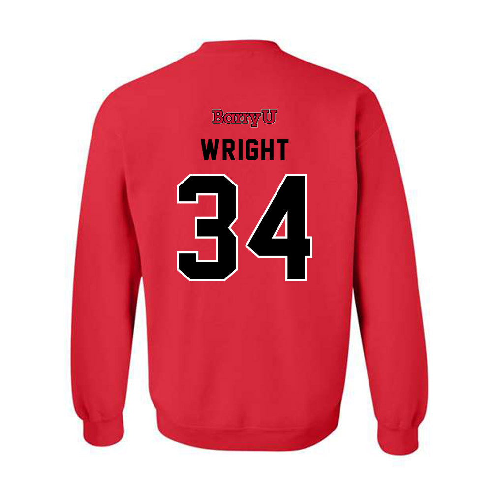 Barry - NCAA Baseball : Dane Wright - Classic Shersey Crewneck Sweatshirt-1