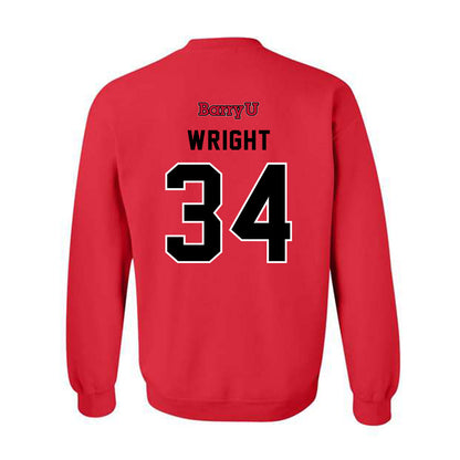 Barry - NCAA Baseball : Dane Wright - Classic Shersey Crewneck Sweatshirt-1
