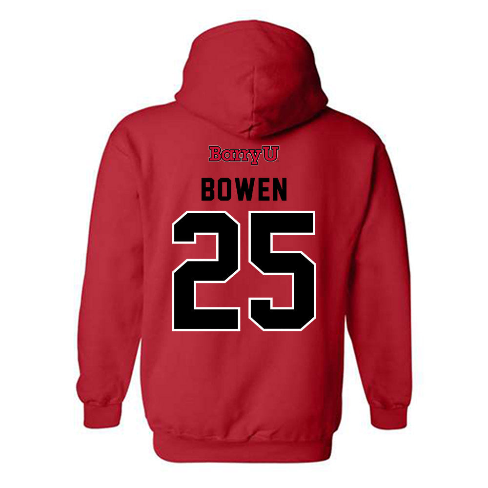 Barry - NCAA Women's Soccer : Abby Bowen - Classic Shersey Hooded Sweatshirt-1
