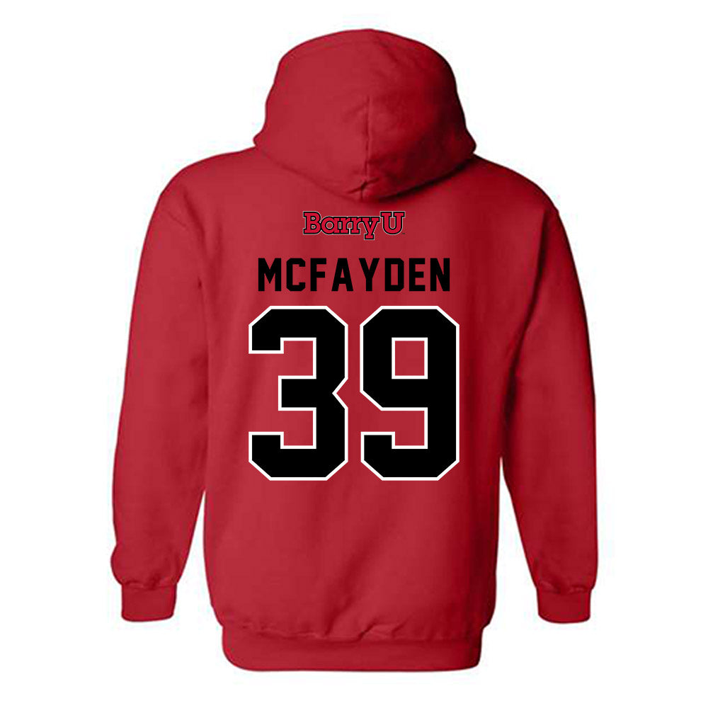 Barry - NCAA Women's Soccer : Alyna McFayden - Classic Shersey Hooded Sweatshirt-1