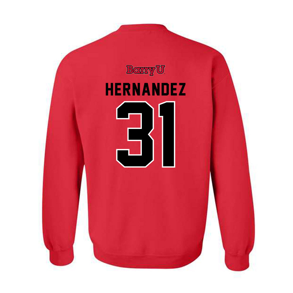 Barry - NCAA Women's Soccer : Marlen Hernandez - Classic Shersey Crewneck Sweatshirt-1