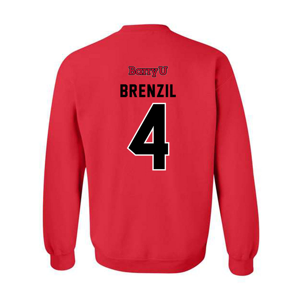 Barry - NCAA Women's Basketball : Isabella Brenzil - Classic Shersey Crewneck Sweatshirt-1
