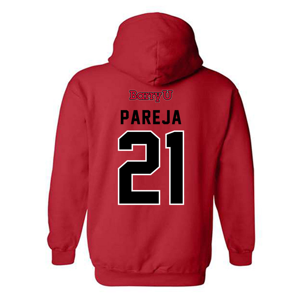 Barry - NCAA Women's Basketball : Paola Pareja - Classic Shersey Hooded Sweatshirt-1