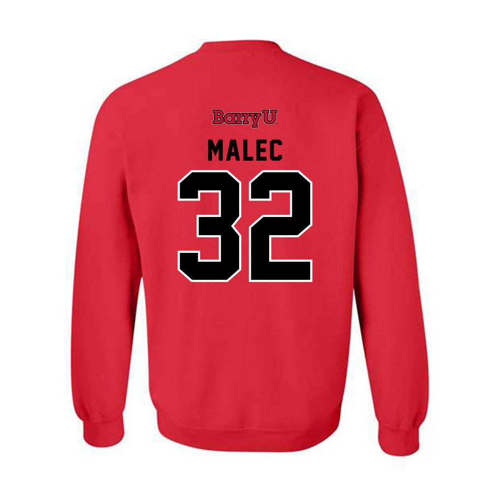Barry - NCAA Men's Soccer : Agustin Malec - Classic Shersey Crewneck Sweatshirt-1