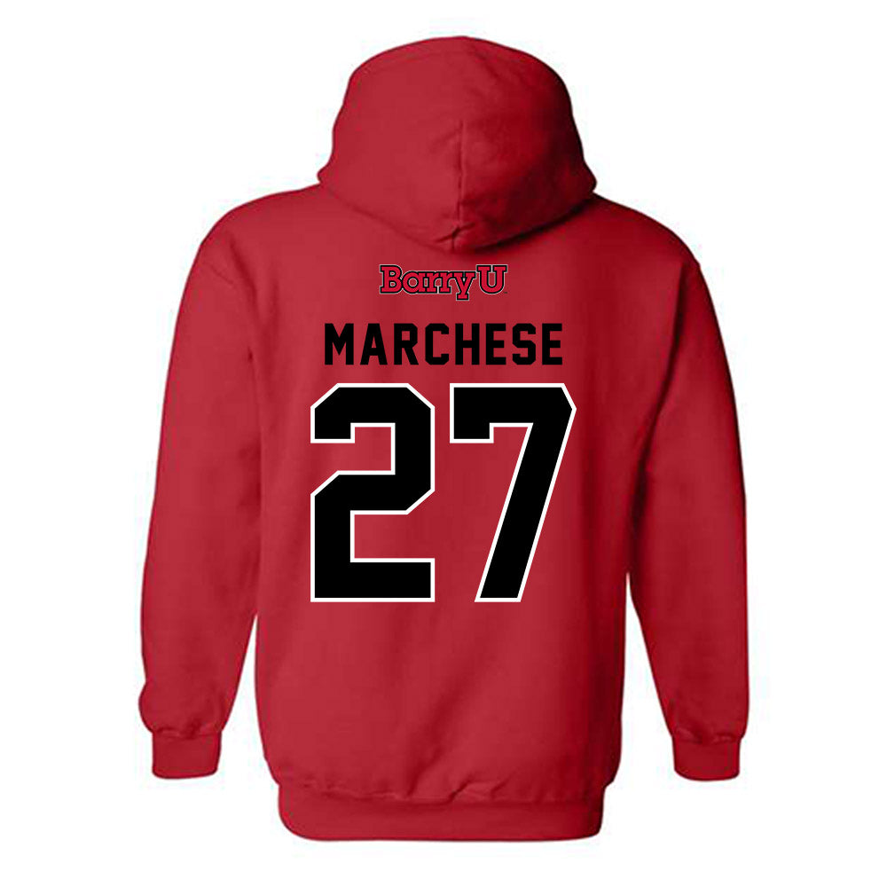 Barry - NCAA Softball : Cameron Marchese - Classic Shersey Hooded Sweatshirt-1