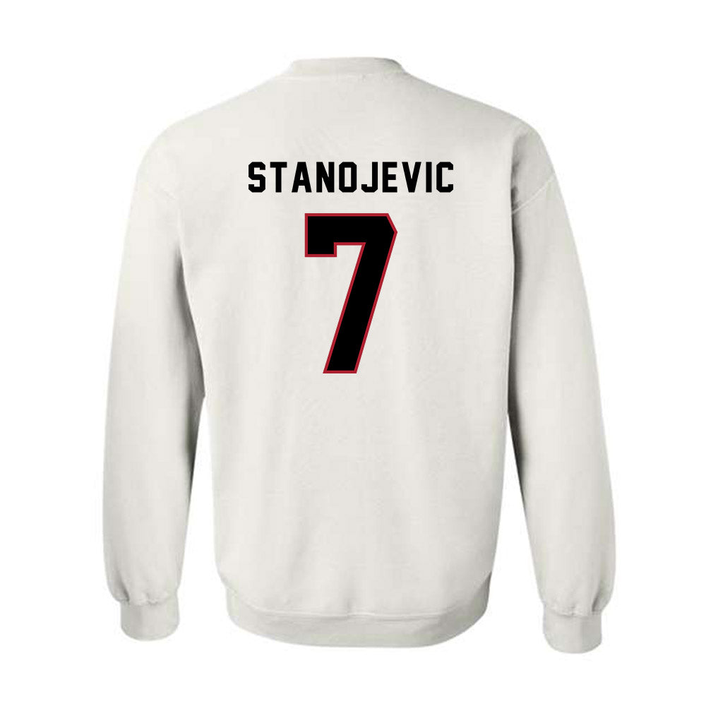 Barry - NCAA Men's Soccer : Zeljko Stanojevic - Classic Shersey Crewneck Sweatshirt-1