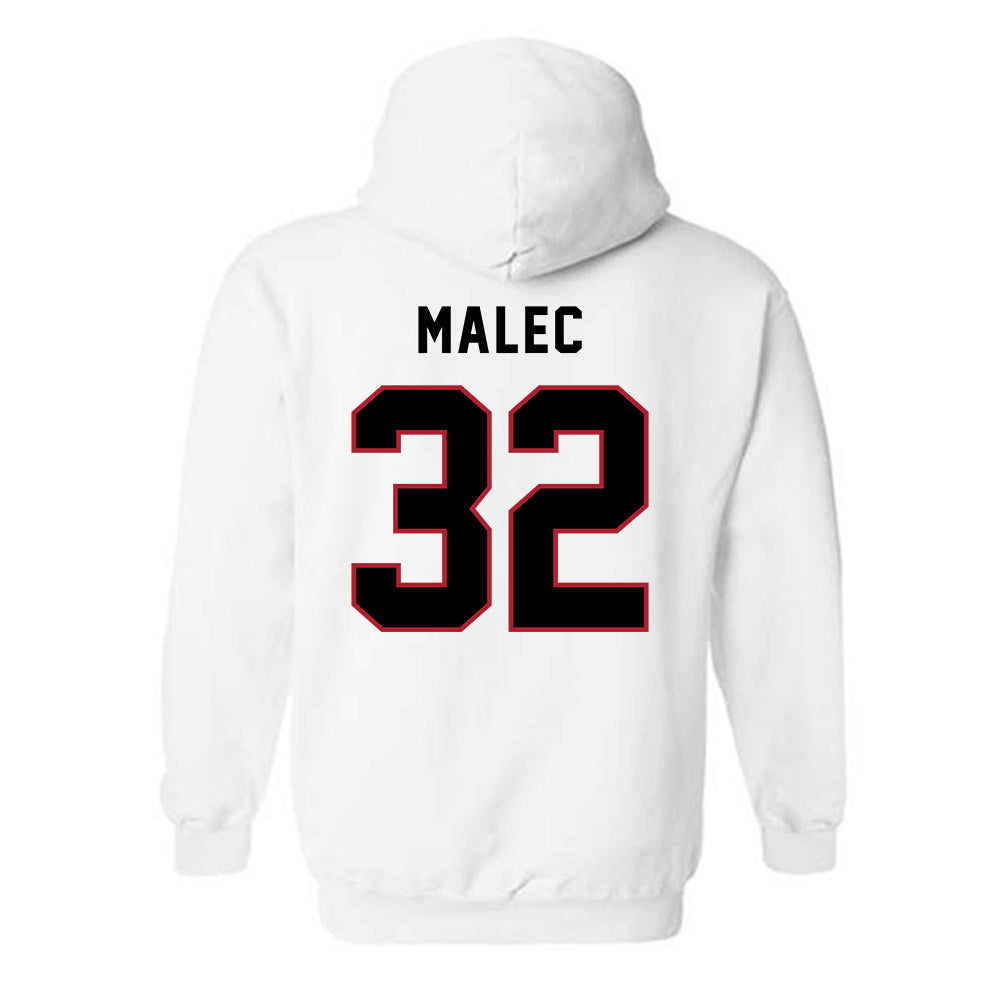 Barry - NCAA Men's Soccer : Agustin Malec - Classic Shersey Hooded Sweatshirt-1