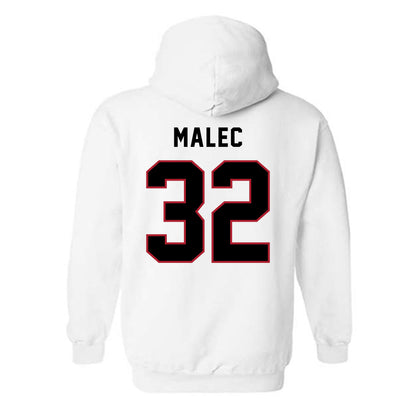 Barry - NCAA Men's Soccer : Agustin Malec - Classic Shersey Hooded Sweatshirt-1