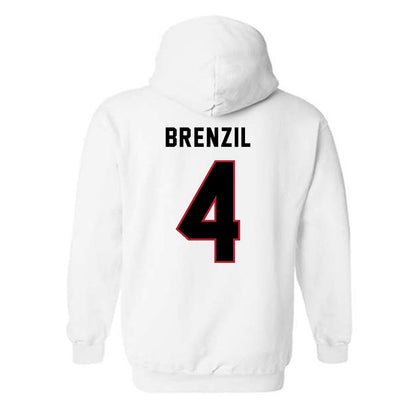 Barry - NCAA Women's Basketball : Isabella Brenzil - Classic Shersey Hooded Sweatshirt-1