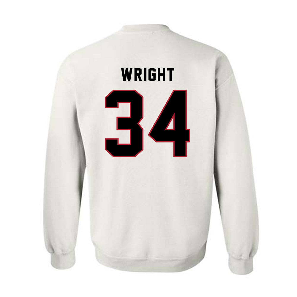 Barry - NCAA Baseball : Dane Wright - Classic Shersey Crewneck Sweatshirt-1