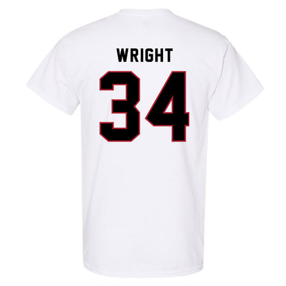 Barry - NCAA Baseball : Dane Wright - Classic Shersey T-Shirt-1