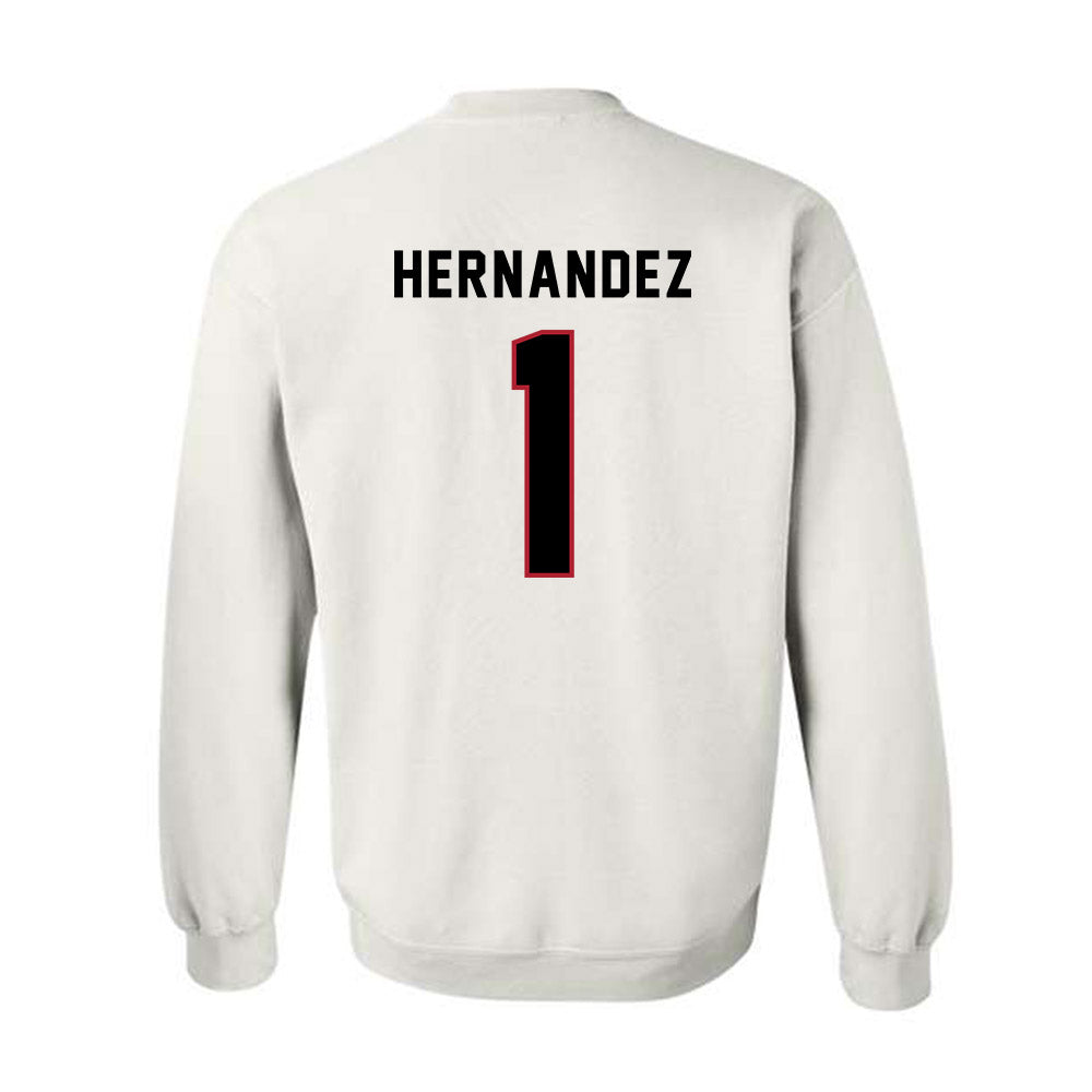 Barry - NCAA Women's Soccer : Marlen Hernandez - Classic Shersey Crewneck Sweatshirt-1