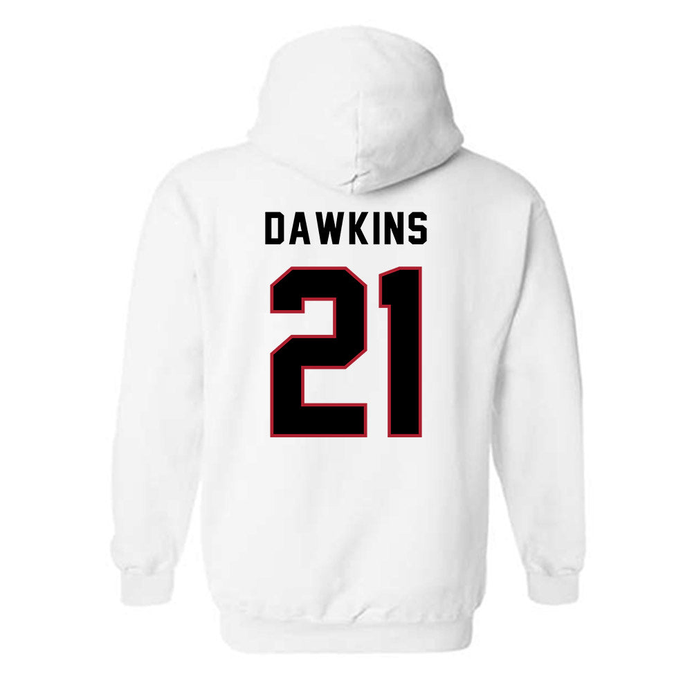 Barry - NCAA Softball : Mariah Dawkins - Classic Shersey Hooded Sweatshirt-1