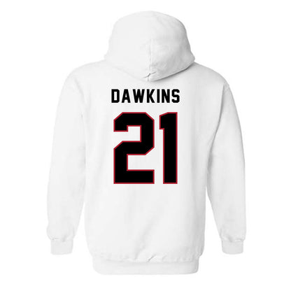 Barry - NCAA Softball : Mariah Dawkins - Classic Shersey Hooded Sweatshirt-1