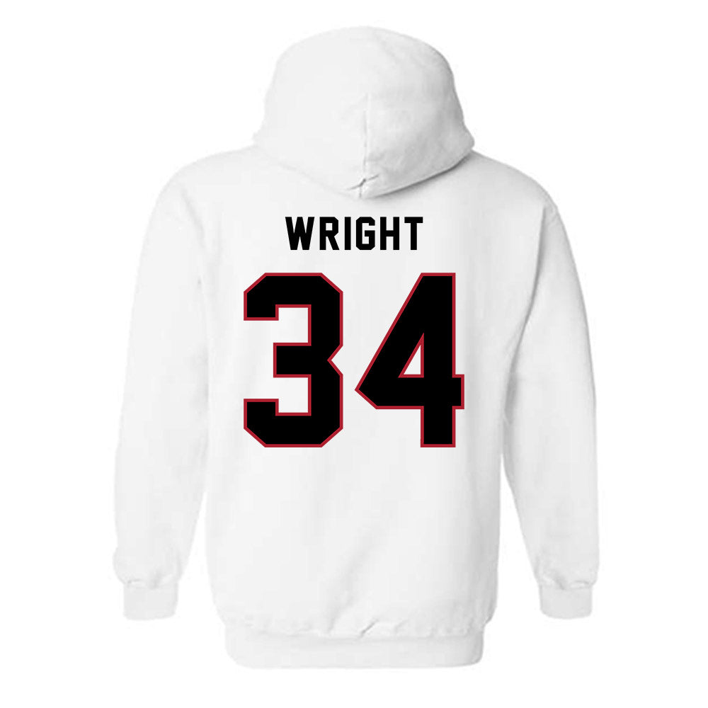 Barry - NCAA Baseball : Dane Wright - Classic Shersey Hooded Sweatshirt-1