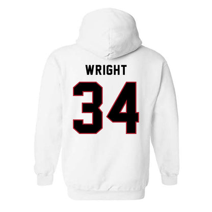 Barry - NCAA Baseball : Dane Wright - Classic Shersey Hooded Sweatshirt-1