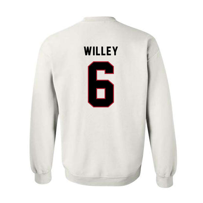 Barry - NCAA Women's Volleyball : Sarah Willey - Classic Shersey Crewneck Sweatshirt-1