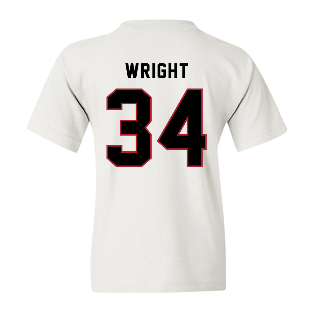 Barry - NCAA Baseball : Dane Wright - Classic Shersey Youth T-Shirt-1