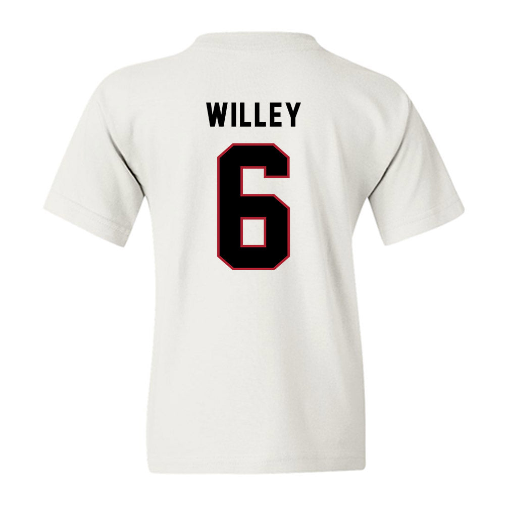 Barry - NCAA Women's Volleyball : Sarah Willey - Classic Shersey Youth T-Shirt-1