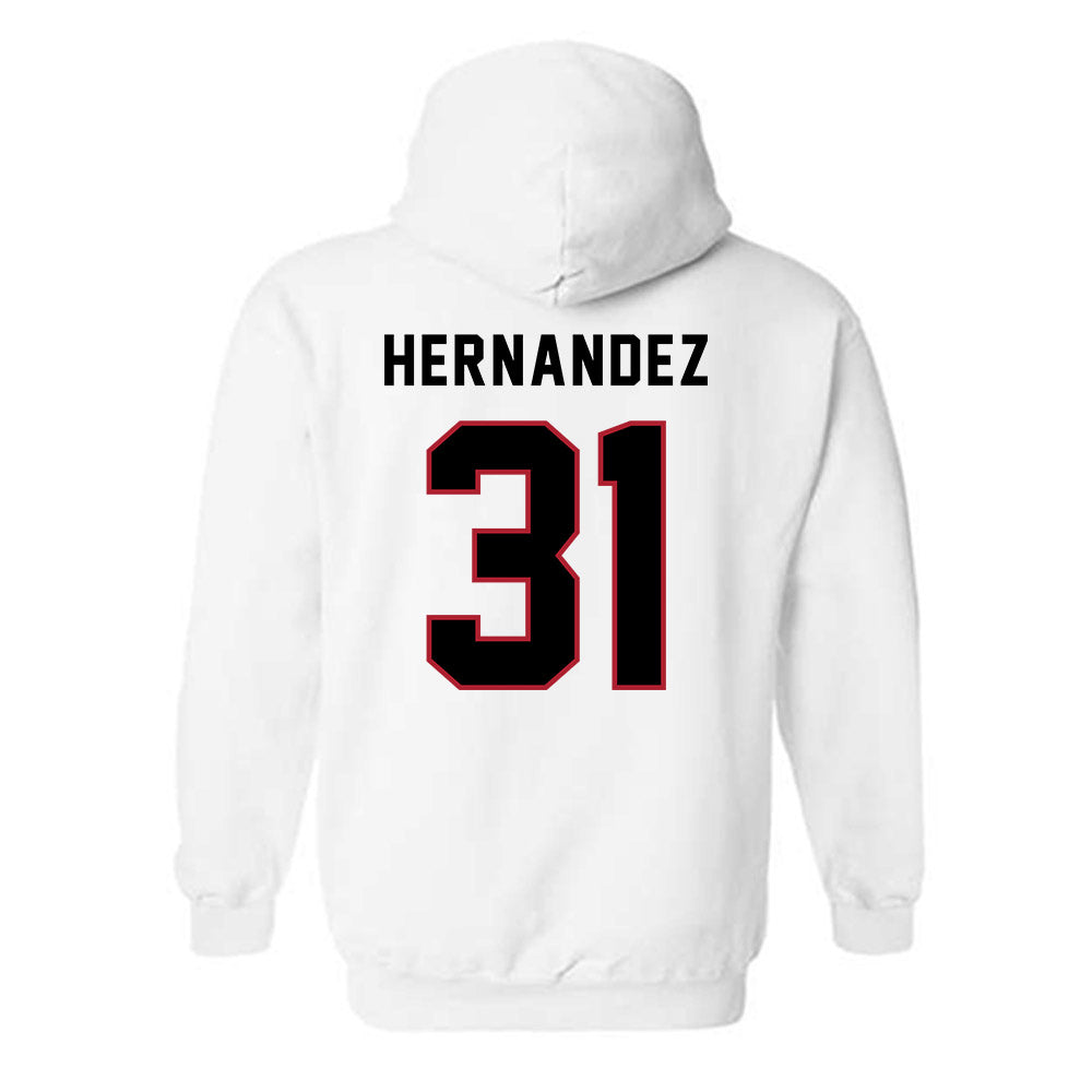 Barry - NCAA Women's Soccer : Marlen Hernandez - Classic Shersey Hooded Sweatshirt-1