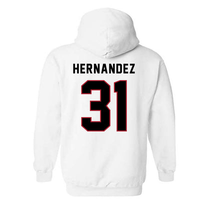 Barry - NCAA Women's Soccer : Marlen Hernandez - Classic Shersey Hooded Sweatshirt-1