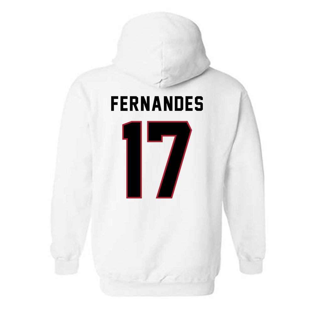 Barry - NCAA Baseball : Kyle Fernandes - Classic Shersey Hooded Sweatshirt-1