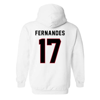 Barry - NCAA Baseball : Kyle Fernandes - Classic Shersey Hooded Sweatshirt-1