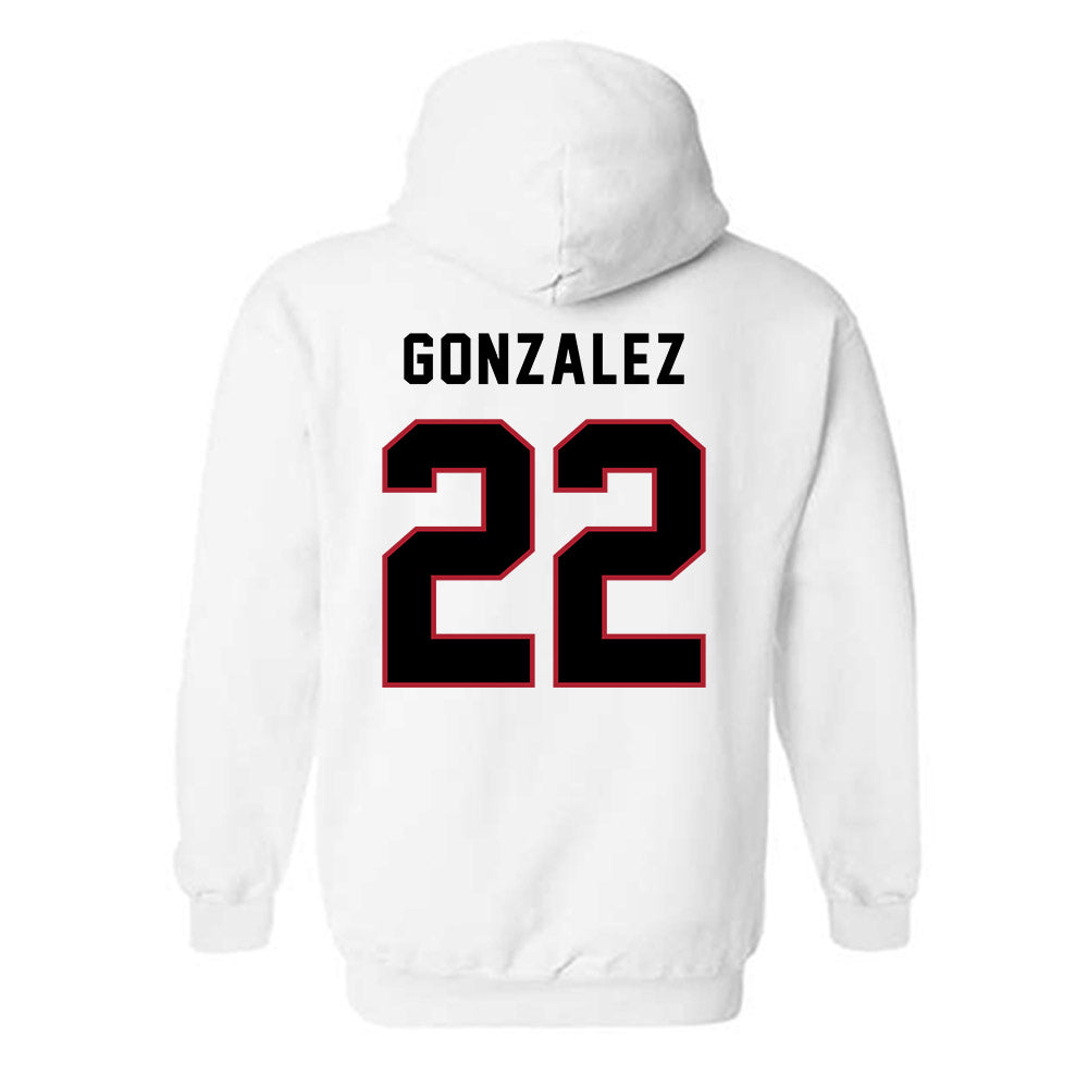 Barry - NCAA Men's Volleyball : Julian Gonzalez - Classic Shersey Hooded Sweatshirt-1
