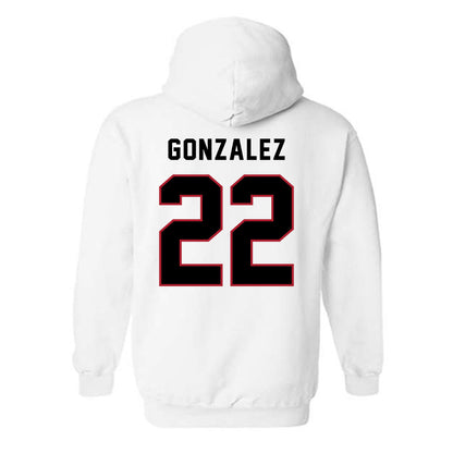 Barry - NCAA Men's Volleyball : Julian Gonzalez - Classic Shersey Hooded Sweatshirt-1