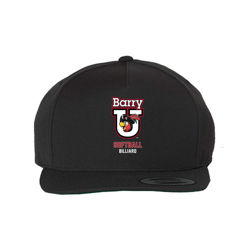 Barry - NCAA Softball : Vivian Billiard - Snapback Hat-0