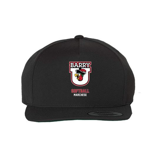 Barry - NCAA Softball : Cameron Marchese - Snapback Hat-0